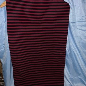 Striped forever 21 pencil skirt